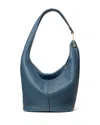 Michael Kors Sonny Medium Hobo Shoulder Bag In Dark Chambray