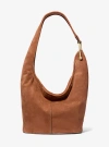 Michael Kors Sonny Medium Suede Shoulder Bag