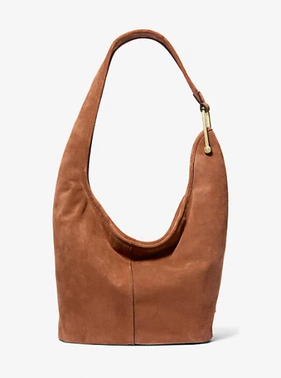 Michael Kors Sonny Medium Suede Shoulder Bag