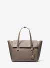 Michael Kors Sophia Hand-stitched Pebbled Leather Satchel
