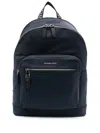 Michael Kors Spacious Blue Nylon Commuter Backpack In Blue