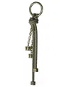 Michael Kors Gold-tone And Speckled Cord Bag Charm In Green