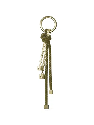 Michael Kors Speckled Knotted Bag Charm In Brown