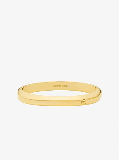 Michael Kors Square Bangle In Gold