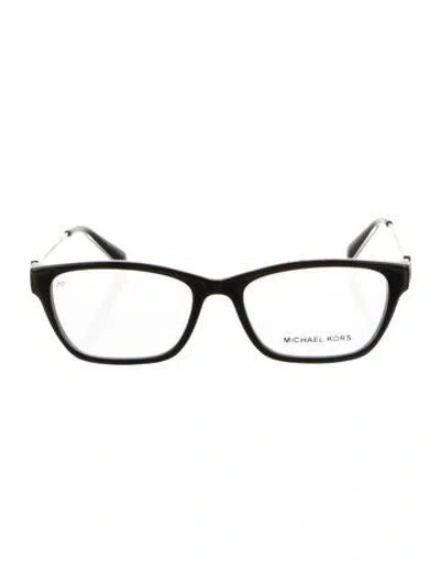 Pre-owned Michael Kors Square Eyeglasses In Black
