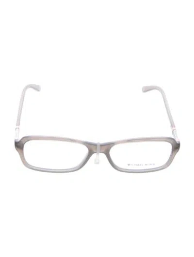 Pre-owned Michael Kors Square Eyeglasses In Gray