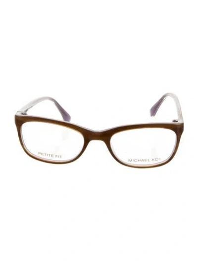 Pre-owned Michael Kors Square Eyeglasses In Multi