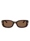 Michael Kors Square-frame Sunglasses In Brown
