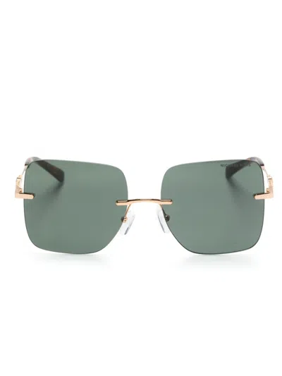 Michael Kors Square-frame Sunglasses In Gold