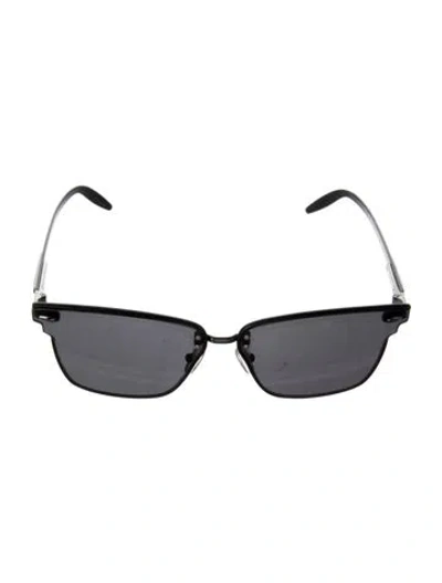 Pre-owned Michael Kors Square Tinted Sunglasses In Black