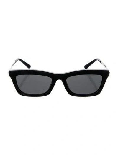 Pre-owned Michael Kors Square Tinted Sunglasses In Black