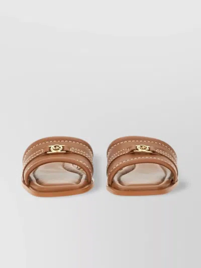 Michael Kors Square Toe Flat Sole Sandals
