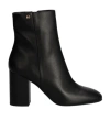 Michael Kors Square-toed Short Boots In Black