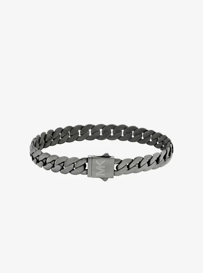Michael Kors Stainless Steel Bracelet In Grey