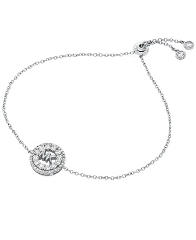 Michael Kors Sterling Silver Logo Slider Bracelet