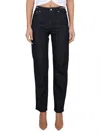 Michael Kors Straight Leg Jeans In Indigo Rinse