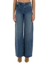 Michael Kors Straight Leg Jeans In Union Wash