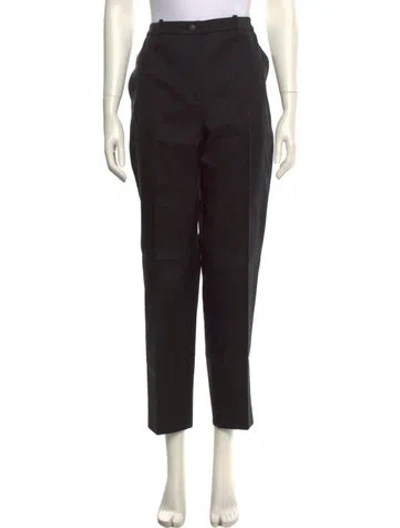Pre-owned Michael Kors Straight Leg Pants In Black