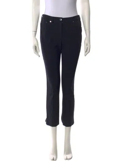 Pre-owned Michael Kors Straight Leg Pants In Black