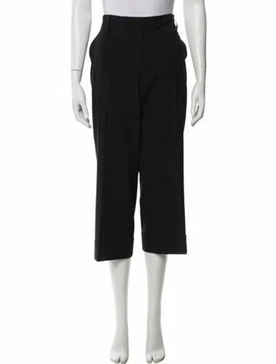 Pre-owned Michael Kors Straight Leg Pants In Black