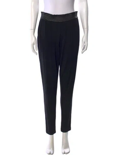 Pre-owned Michael Kors Straight Leg Pants In Black