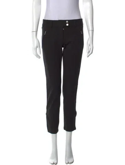Pre-owned Michael Kors Straight Leg Pants In Black