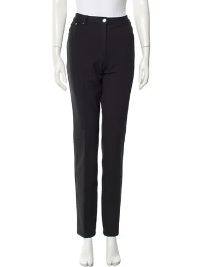 Pre-owned Michael Kors Straight Leg Pants In Black