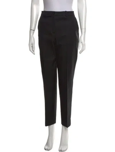Pre-owned Michael Kors Straight Leg Pants In Black