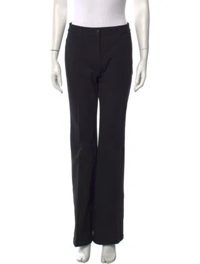 Pre-owned Michael Kors Straight Leg Pants In Black