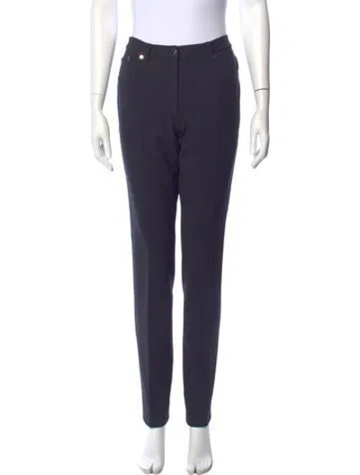 Pre-owned Michael Kors Straight Leg Pants In Blue