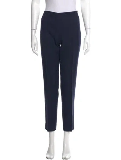Pre-owned Michael Kors Straight Leg Pants In Blue