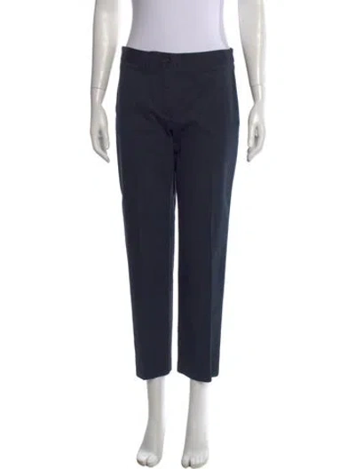Pre-owned Michael Kors Straight Leg Pants In Blue