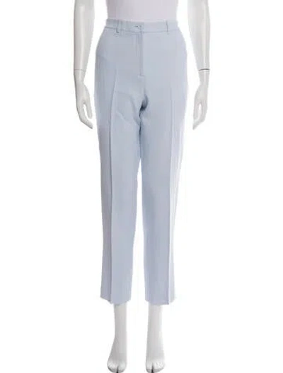 Pre-owned Michael Kors Straight Leg Pants In Blue