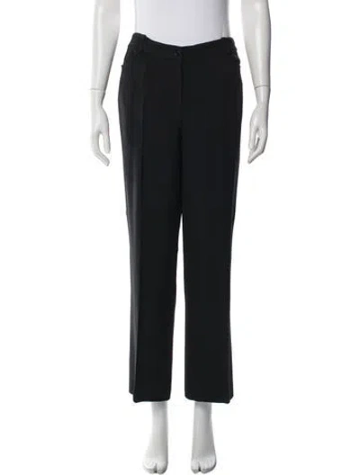 Pre-owned Michael Kors Straight Leg Pants In Blue