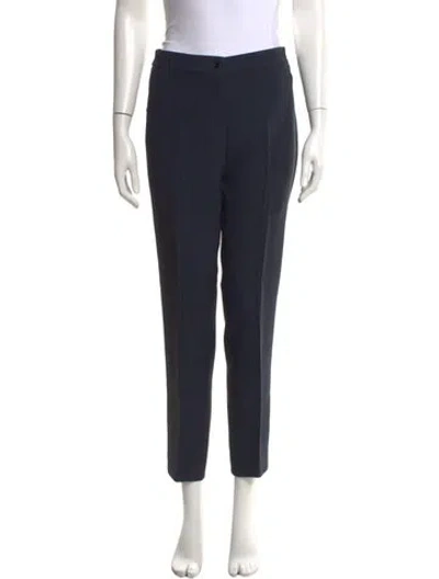 Pre-owned Michael Kors Straight Leg Pants In Blue