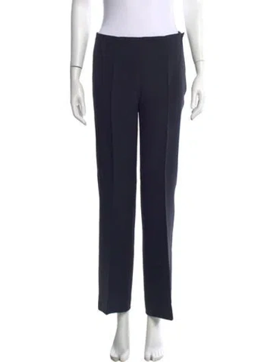 Pre-owned Michael Kors Straight Leg Pants In Blue
