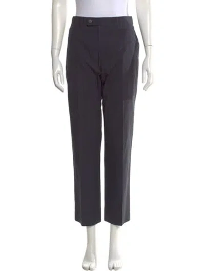 Pre-owned Michael Kors Straight Leg Pants In Gray