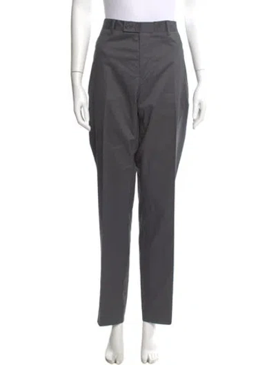 Pre-owned Michael Kors Straight Leg Pants In Gray
