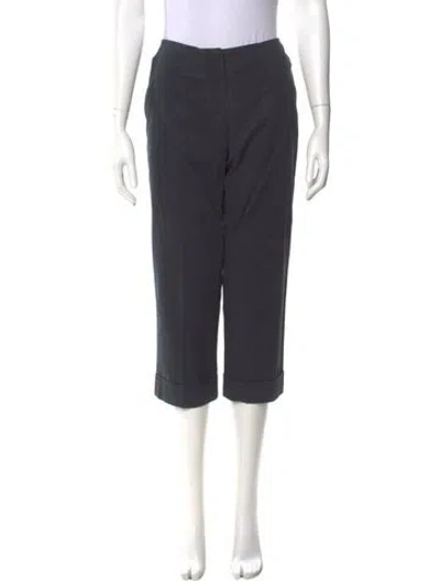 Pre-owned Michael Kors Straight Leg Pants In Gray