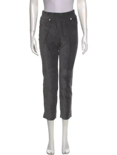 Pre-owned Michael Kors Straight Leg Pants In Gray