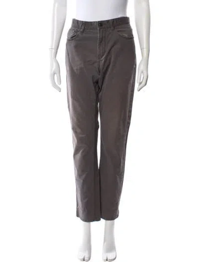 Pre-owned Michael Kors Straight Leg Pants In Gray