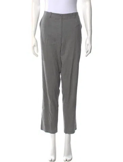 Pre-owned Michael Kors Straight Leg Pants In Gray