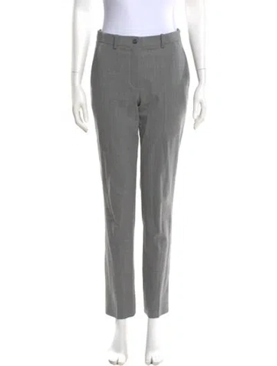 Pre-owned Michael Kors Straight Leg Pants In Gray