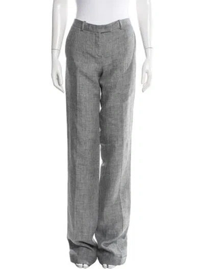 Pre-owned Michael Kors Straight Leg Pants In Grey