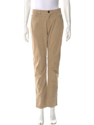 Pre-owned Michael Kors Straight Leg Pants In Neutral