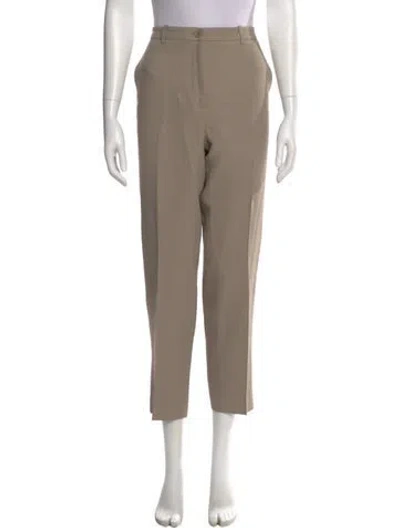 Pre-owned Michael Kors Straight Leg Pants In Neutral