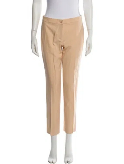 Pre-owned Michael Kors Straight Leg Pants In Neutral