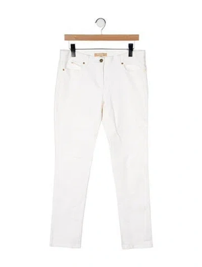 Pre-owned Michael Kors Straight Leg Pants In Neutral