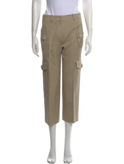 Pre-owned Michael Kors Straight Leg Pants In Neutral