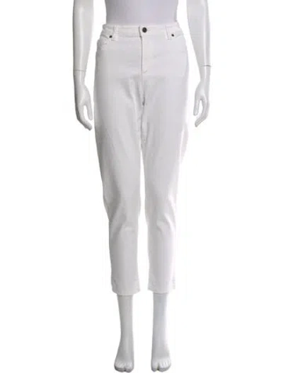 Pre-owned Michael Kors Straight Leg Pants In Neutral